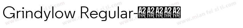 Grindylow Regular字体转换